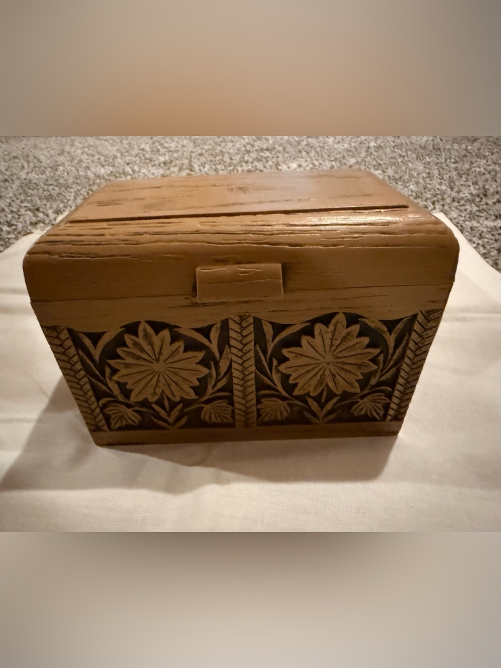 Lerner Faux Wood Recipe Box